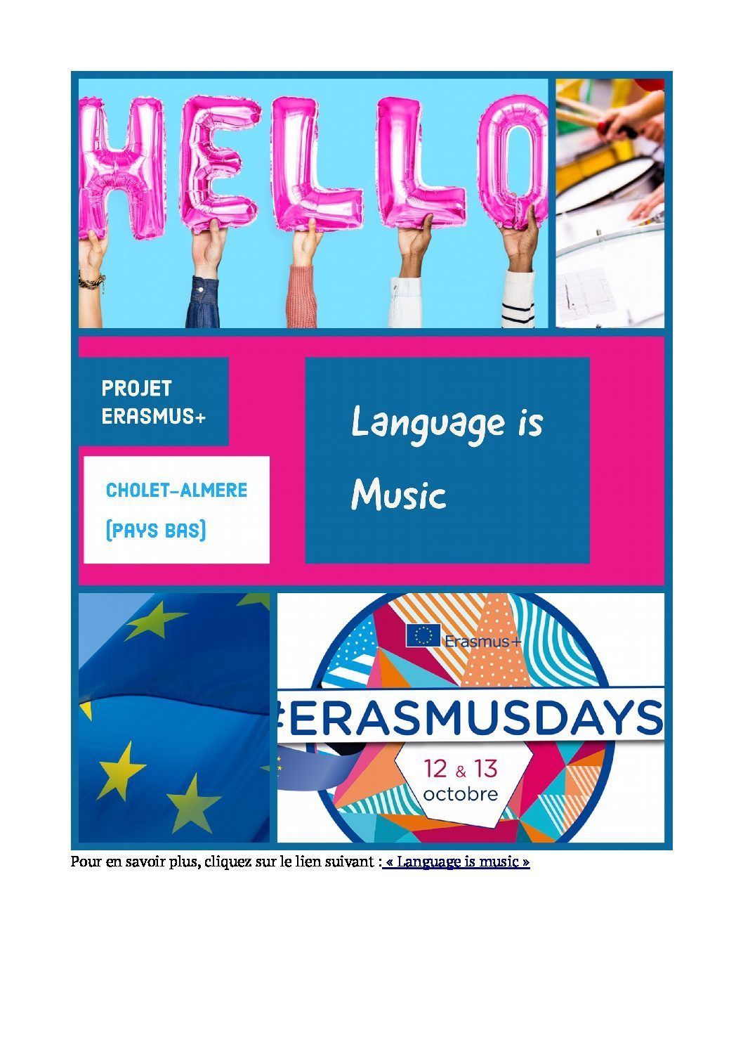 Projet Erasmus +