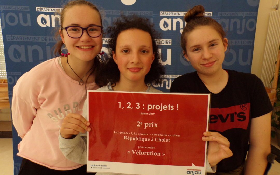 Le « projet Vélorution » obtient la 2ème place au concours « 1,2,3 Projets »