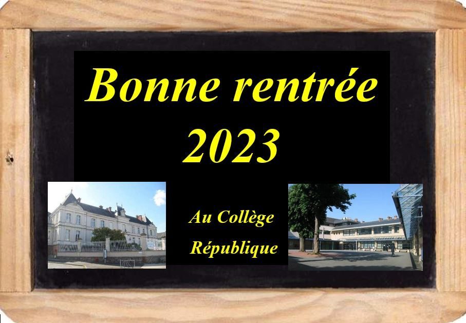 Rentrée des élèves – Année Scolaire 2023-2024